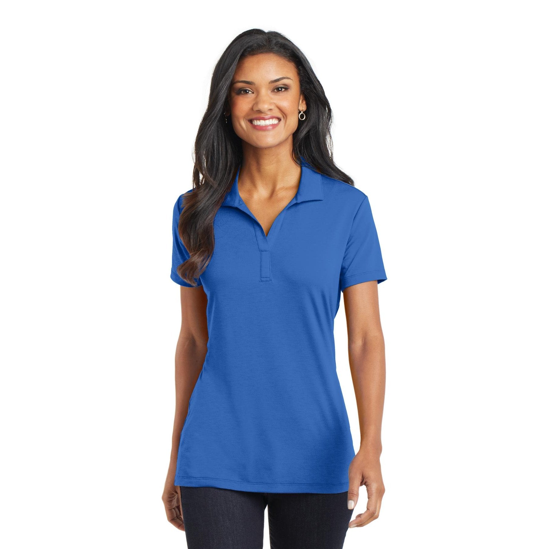 Port Authority-Port Authority® Women's Cotton Touch™ Performance Polo. L568-MedTech-7